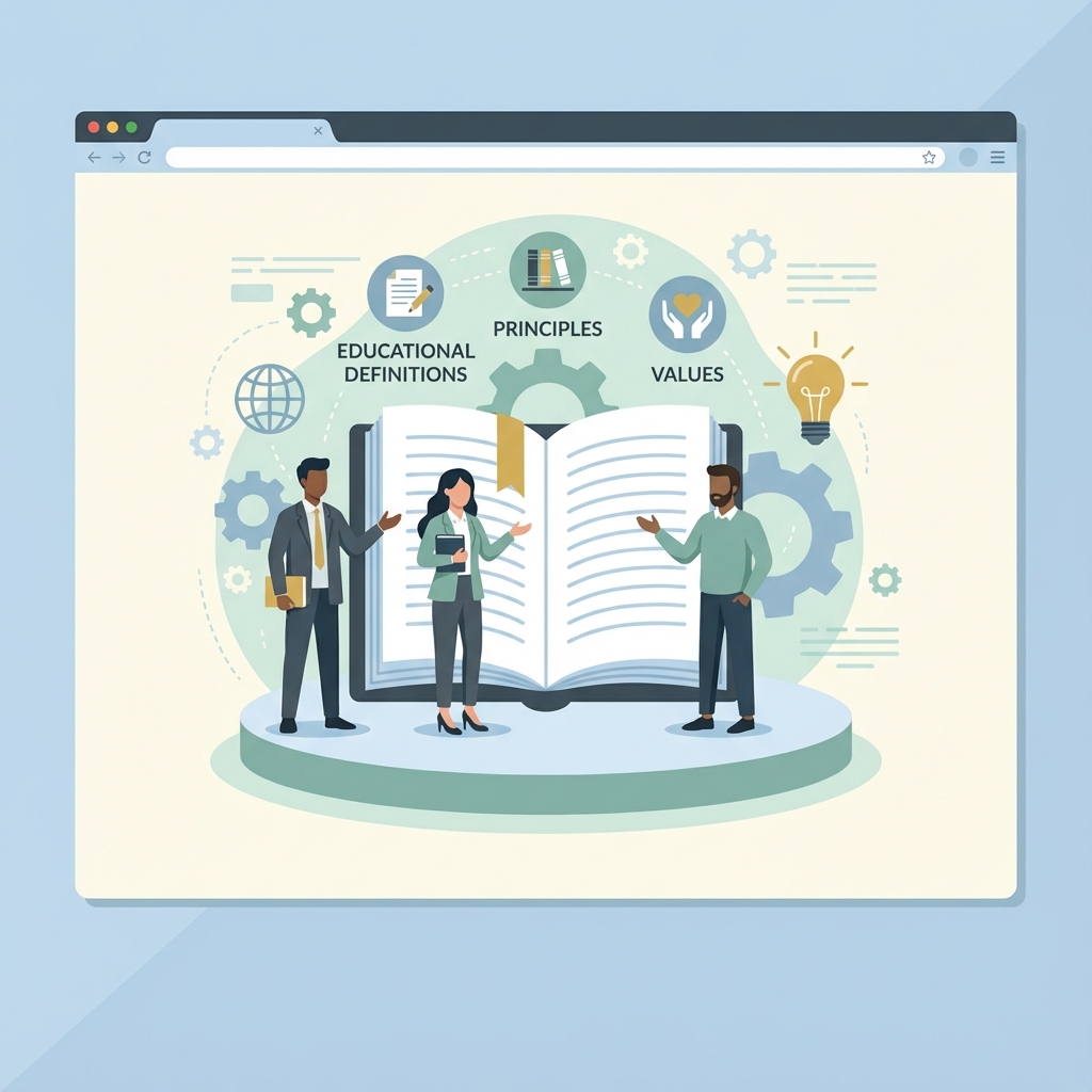 Ilustración de definiciones del reglamento